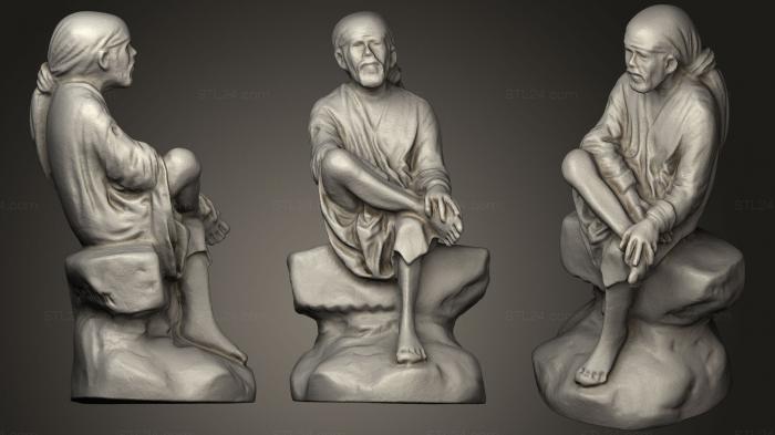 Figurines simple (Sai Baba Of Shirdi, STKPR_1117) 3D models for cnc